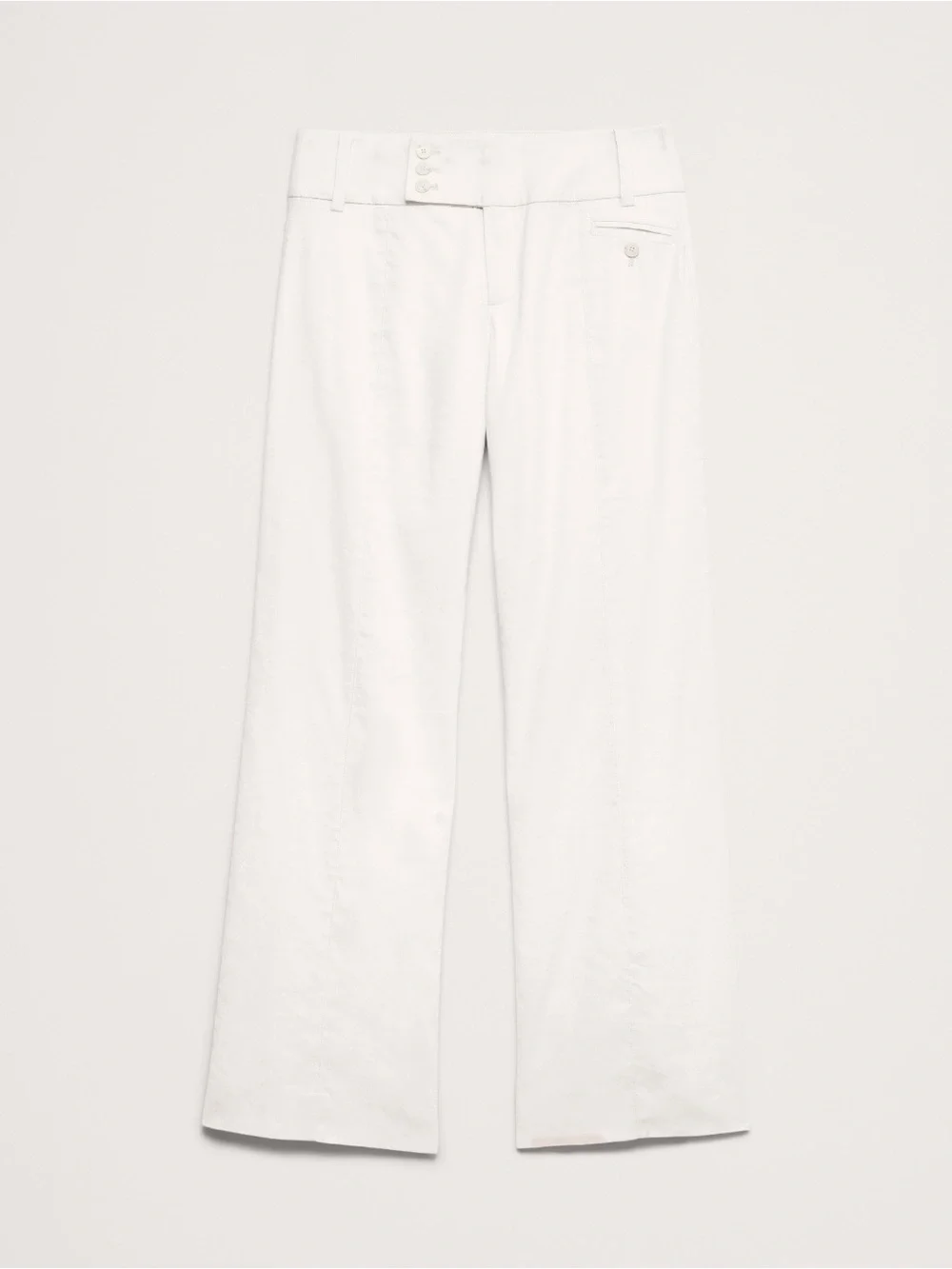 NWT-Banana Republic Wide-Leg Stretch Linen Viscose Pant, Size 6 Petite